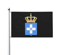 Drapeaux De Jardin Petites Armoiries De Grèce Wittelsbach Bannières Extérieure Durable Drapeau Fierté Imperméabiliser Drapeaus Décoratif Pour Défilé Fête Balcon 90X152Cm