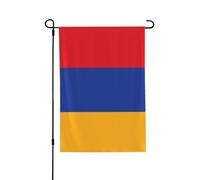 Drapeaux de jardin pour l'extérieur - Drapeau de l'Arménie aux couleurs vives, parfaits pour Pâques et décoration extérieure, drapeaux de printemps tous temps