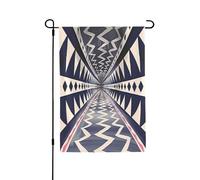 Drapeaux de jardin pour l'extérieur - Un couloir infiniment long, drapeaux de cour vibrants, parfaits pour Pâques et décoration extérieure, drapeaux de printemps tous temps