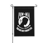 Drapeaux De Jardin Pow Mia, Tu N'Es Pas Oublié. Premium Bannière Extérieure Décorations Pelouse Drapeaux Pour Balcon Fête Célébrations 30X45Cm