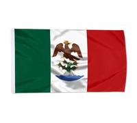 Drapeaux De Jardin Premier Empire Mexicain Treer Drapeau Bannière Extérieure Toutes Les Saisons Pour Balcon Fête Ferme 90X150 Cm