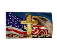 Drapeaux De Jardin Prisonniers De Guerre Portés Disparus Tous Ont Donné Certains Ont Donné Tous Drapeau Extérieur Treer Drapeau Coupe-Vent Et Étancheune Pour Patio Balcon Fête 90X150 Cm