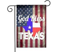 Drapeaux De Jardin Que Dieu Bénisse L'Art De L'Ouragan Harvey Au Texas Premium Bannière Extérieure Résiste Aux Intempéries Drapeau Extérieur Pour Célébrations Ferme 30X45Cm
