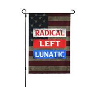 Drapeaux De Jardin Radical Left Lunatic Résiste Aux Intempéries Garden Flag Premium Pelouse Drapeaux Pour Balcon Fête Jardinage S