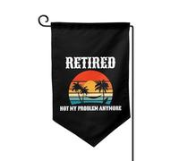 Drapeaux De Jardin Retired 2023 Not My Problem Anymore Garden Flag Décorations Treer Drapeau Toutes Les Saisons Pelouse Drapeaux Pour Célébrations Jardinage Patio M
