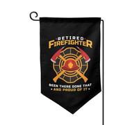 Drapeaux De Jardin Retired Firefighter Been There Done That And Proud Of It Treer Drapeau Premium Bannière Extérieure Toutes Les Saisons Garden Flag Pour Balcon Fête Célébrations Jardinage M