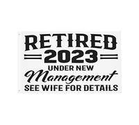 Drapeaux De Jardin Retraité En 2023. Ce N'Est Plus Mon Problème. Bannière De Drapeaux Lavable Imprimé Bannière À Œillets, Pour Les Bureaux, D'Intérieur, Jardin, 90x150cm