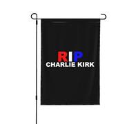 Drapeaux de jardin Rip Charlie Kirk 1993-2025 28"x40" Bannière double face sans mât