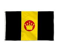Drapeaux De Jardin Rois Latins Dels Latins Résiste Aux Intempéries Drapeau Extérieur Premium Treer Drapeau Pour Balcon Fête Ferme Célébrations 90X150Cm
