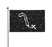 Drapeaux De Jardin Rosaire Catholique Bannière Extérieure Décorations Pelouse Drapeaux Pour Balcon Fête Jardinage Célébrations 90X150 Cm