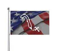 Drapeaux De Jardin Rosaire Catholique Drapeau Extérieur Coupe-Vent Et Étancheune Pelouse Drapeaux Pour Célébrations Jardinage Patio 90X150 Cm