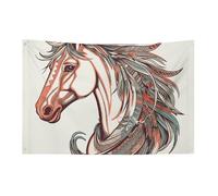 Drapeaux de jardin saisonniers - Décoration de maison de printemps - Flèche Cupidon - Cheval d'amour - Drapeaux de cour double face pour décoration de festival en plein air