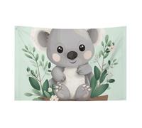 Drapeaux de jardin saisonniers double face koala grand drapeau pour terrasse, pelouse, maison, extérieur, décoration de vacances