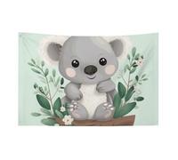 Drapeaux de jardin saisonniers double face koala grand drapeau pour terrasse, pelouse, maison, extérieur, décoration de vacances