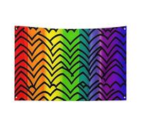 Drapeaux de jardin saisonniers double face - Motif arc-en-ciel Gay Pride - Grand drapeau pour terrasse, pelouse, maison, extérieur, décoration de vacances