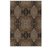 Drapeaux de jardin saisonniers double face pour l'hiver - Marron et noir - Texture peau de serpent - Décoration pour pelouse, terrasse, cour - 71,1 x 101,6 cm