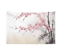 Drapeaux de jardin saisonniers double face pour maison, cerisier, arbre zen, grand drapeau pour terrasse, pelouse, maison, extérieur, décoration de vacances