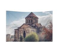 Drapeaux de jardin saisonniers double face pour maison, église arménienne, grand drapeau pour terrasse, pelouse, maison, extérieur, décoration de vacances