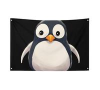 Drapeaux de jardin saisonniers double face pour maison, pingouin mignon, grand drapeau pour terrasse, pelouse, maison, extérieur, décoration de vacances