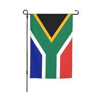 Drapeaux de jardin saisonniers imprimés de l'Afrique du Sud, drapeaux verticaux recto verso 12 x 18 pouces, décoration pour extérieur/intérieur