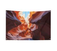 Drapeaux de jardin saisonniers pour décoration de maison de printemps, antilope canyon double face pour décoration de festival en plein air