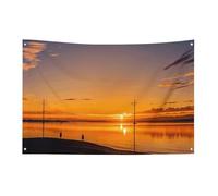 Drapeaux de jardin saisonniers pour décoration de maison de printemps vintage à rayures double face pour décoration de festival en plein air