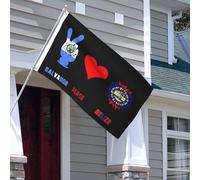 Drapeaux De Jardin Salvador Salvadorien Paix Belize Bélizien Bannière Jardins Couleurs Vives Drapeau Fierté Decoration Drapeaus Décoratif Pour Défilé Festivals Balcon 90X152CM