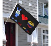 Drapeaux De Jardin Salvador Salvadorien Paix Colombie Colombien Bannière Jardins Résistant Drapeau Fierté Durable Drapeaus Décoratif Pour Balcon Festivals Défilé 90X152CM