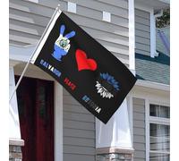Drapeaux De Jardin Salvador Salvadorien Paix Estonie Estoniens Drapeau Fierté Durable Bannière Jardins Résistant Drapeaus Décoratif Pour Festivals Balcon Défilé 90X152CM