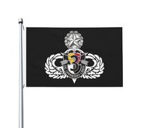 Drapeaux De Jardin Saut De Maître Du 3E Groupe Des Forces Spéciales Bannière De Cour Résistant Bannière De Jardin Pour Défilé Jardins Célébrations 90X150 CM