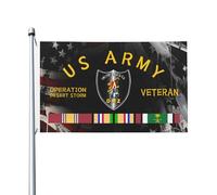 Drapeaux De Jardin Scouts Imjin - Vétéran De L'Opération Tempête Du Désert De La 2E Division D'Infanterie Pelouse Drapeaux Premium Garden Flag Pour Patio Ferme Jardinage 90X150 Cm