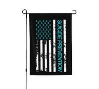 Drapeaux De Jardin Sensibilisation À La Prévention Du Suicide Bannière Jardins Résistant Bannières Extérieure Durable Drapeaus Décoratif Pour Fête Balcon Défilé 30X45CM