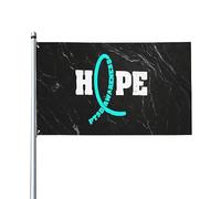 Drapeaux De Jardin Sensibilisation Au Syndrome De Stress Post-Traumatique Drapeau Fierté Durable Bannières Extérieure Résistant Bannière Jardins Pour Festivals Défilé Balcon 90X152CM