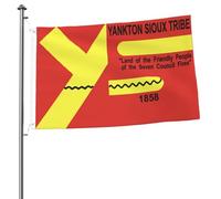 Drapeaux De Jardin Sioux Yankton Bannières Extérieure Classique Drapeaux Décoratifs D'Extérieur Pour Cour Pelouse Décoration 90X150 CM