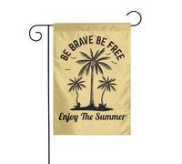 Drapeaux De Jardin Soyez Courageux, Soyez Libre Résiste Aux Intempéries Treer Drapeau Coupe-Vent Et Étancheune Pelouse Drapeaux Pour Jardinage Balcon Fête 30X45Cm