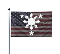 Drapeaux De Jardin Stars And Sun Filipino Philippines Drapeau Extérieur Toutes Les Saisons Pelouse Drapeaux Pour Jardinage Célébrations Balcon Fête 90X150 CM