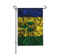 Drapeaux De Jardin Style De La Soie De Saint-Vincent-Et-Les Grenadines Drapeau Fierté Couleurs Vives Drapeaus Décoratif Imperméabiliser Bannières Extérieure Pour Balcon Défilé Fête 30X45CM
