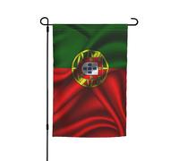 Drapeaux De Jardin Style De Soie Du Portugal Bannière Jardins Imperméabiliser Drapeau Fierté Résistant Drapeaus Décoratif Pour Festivals Balcon Défilé 30X45CM