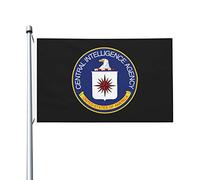 Drapeaux De Jardin The Central Intelligence Agency Bannières Extérieure Imperméabiliser Bannière Jardins Résistant Drapeaus Décoratif Pour Fête Balcon Défilé 90X152CM