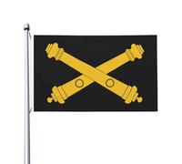 Drapeaux De Jardin The Crossed Cannons Insignia Of The Us Army Field Artillery Bannière Jardins Durable Bannières Extérieure Résistant Drapeaus Décoratif Pour Défilé Festivals Balcon 90X152CM