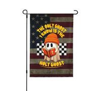 Drapeaux De Jardin The Ghost I Know Is The Holy Ghost Décorations Pelouse Drapeaux Résiste Aux Intempéries Drapeau Extérieur Pour Célébrations Jardinage S