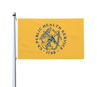 Drapeaux De Jardin The United States Public Health Service Bannière Extérieure Toutes Les Saisons Pelouse Drapeaux Pour Célébrations Balcon Fête Patio 90X150 CM