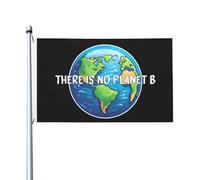 Drapeaux De Jardin There Is No Planet B Drapeau Fierté Durable Drapeaus Décoratif Couleurs Vives Bannières Extérieure Pour Défilé Fête Festivals 90X152CM