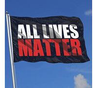 Drapeaux De Jardin Toutes Les Vies Comptent Bannières Extérieure Couleurs Vives Drapeau Fierté Résistant Bannière Jardins Pour Festivals Balcon Fête 90X152CM