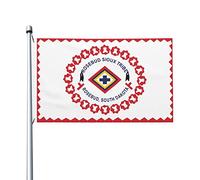 Drapeaux De Jardin Tribu De La Nation Sioux De Rosebud Drapeau Fierté Durable Drapeaus Décoratif Decoration Bannières Extérieure Pour Fête Balcon Défilé 90X152CM