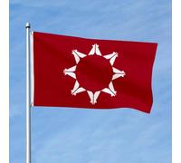 Drapeaux De Jardin Tribu Sioux Oglala, Oglala Lakota Treer Drapeau Toutes Les Saisons Bannière Extérieure Décorations Pelouse Drapeaux Pour Balcon Fête Ferme S