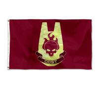 Drapeaux De Jardin Troupes De Choc Aéroportées Orbitales Odst Décorations Treer Drapeau Toutes Les Saisons Pelouse Drapeaux Pour Balcon Fête Ferme Célébrations 90X150Cm