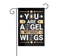Drapeaux De Jardin Tu Es Un Ange Sans Ailes Résiste Aux Intempéries Pelouse Drapeaux Premium Treer Drapeau Pour Jardinage Célébrations 30X45Cm