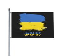 Drapeaux De Jardin Ukraine Ukrainien Drapeaus Décoratif Durable Drapeau Fierté Résistant Bannière Jardins Pour Balcon Défilé Fête 90X152CM