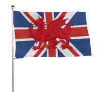Drapeaux De Jardin Union Jack Gallois Treer Drapeau Résiste Aux Intempéries Bannière Extérieure Décorations Pelouse Drapeaux Pour Jardinage Patio M